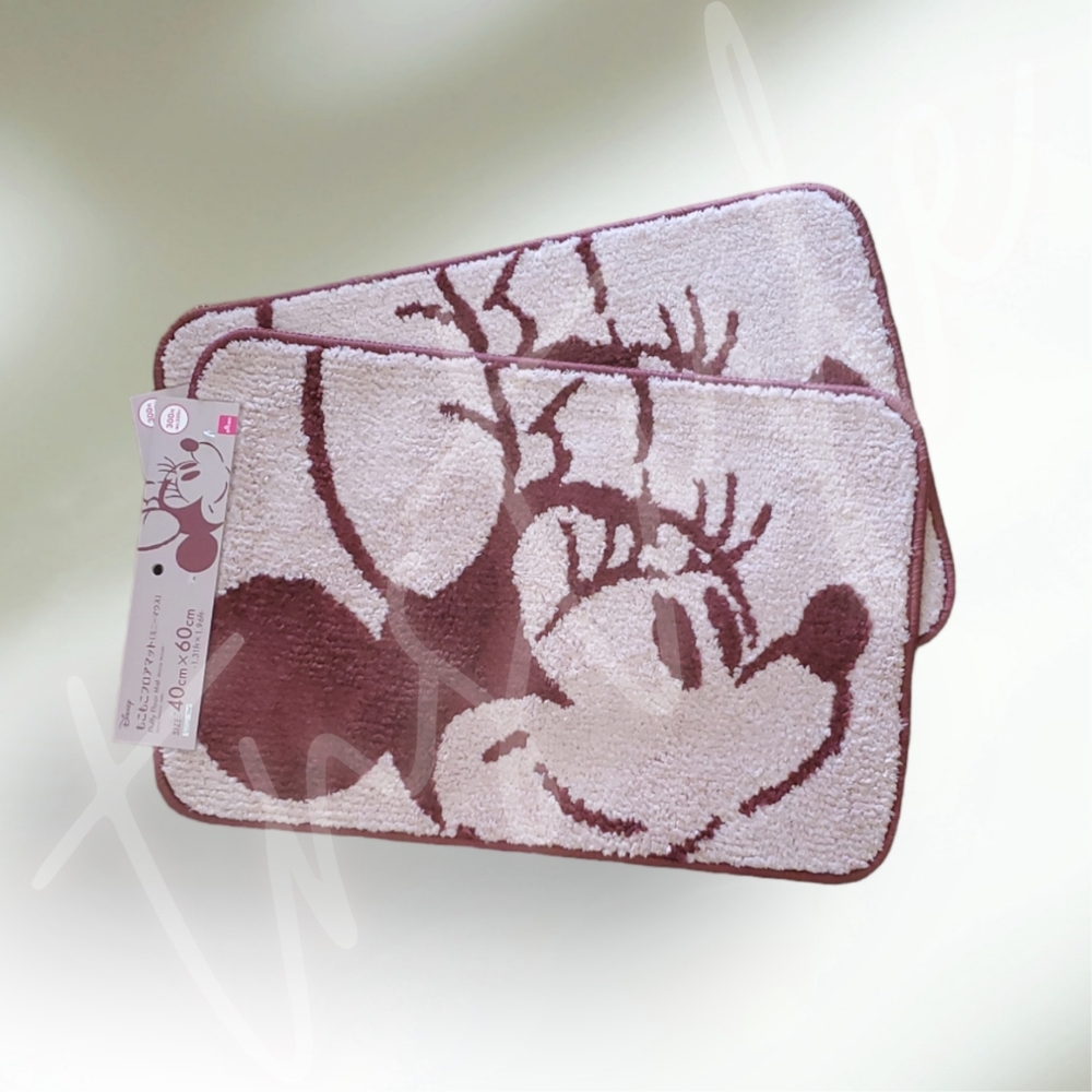 ⭐️ONLY SET⭐️ Set of Minnie Mouse Floor Mats
